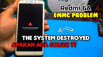 FIX THE SYSTEM HAS BEEN DESTROYED | REDMI 6A