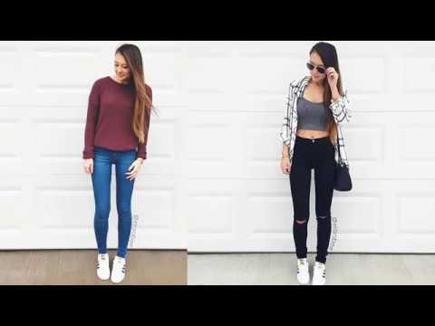 Outfits con Tenis Zapatillas Deportivas / Adidas Superstar /CÓMO COMBINAR  ZAPATILLAS SUPERSTAR - YouTube