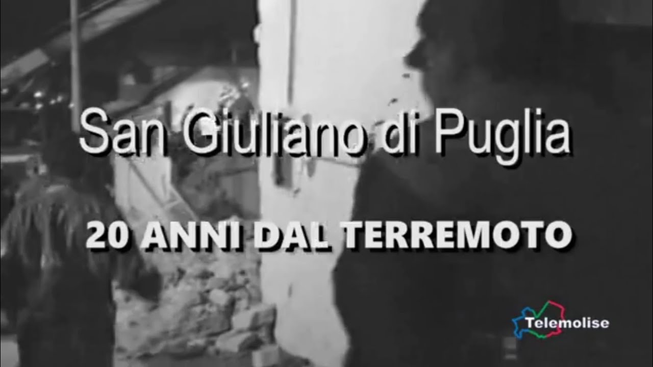 20 Anni Dal Terremoto di San Giuliano di Puglia - Telemolise - 31/10/2022