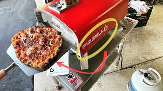 Honest Review of The Pizzello Forte 16” Wood and Gas Fired Outdoor Pizza Oven! /Pizza in 90 Seconds!