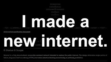 [READ DESCRIPTION] Developers, I need your help. I made a new internet