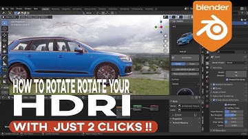 HOW TO  ROTATE HDRI IN BLENDER 2.92 | TUTORIAL | easy