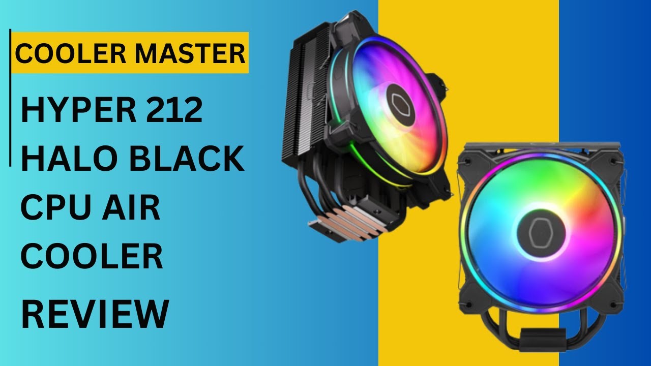 Cooler Master Hyper 212 Halo Black CPU Air Cooler, MF120 Halo² Fan ...