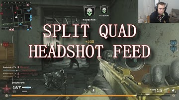 SPLIT QUAD HEADSHOT FEED (MWR Highlights)