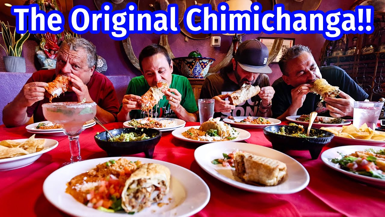 Best Mexican American Food!! ORIGINAL CHIMICHANGA Deep Fried Burrito + illegal “MEAT CAGE!!” | Mark Wiens