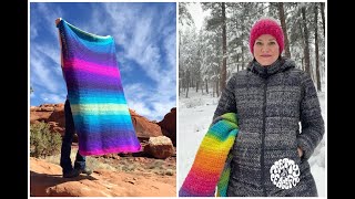 Let It Fly Mandala Blanket crochet pattern tutorial