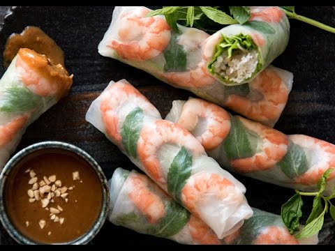Vietnamese Rice Paper Rolls - YouTube
