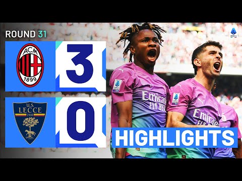 MILAN-LECCE 3-0 | HIGHLIGHTS | Rossoneri run rampant at San Siro | Serie A 2023/24