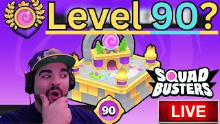 Road To Squad Journey Level 90! | Squad Busters LIVE #squadbusters