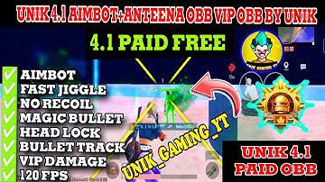 BGMI 4.1 AIMBOT OBB | BGMI 4.1 NO RECOIL CONFIG | BGMI NO RECOIL CONFIG 4.1  [ 100% Safe No Ban ]