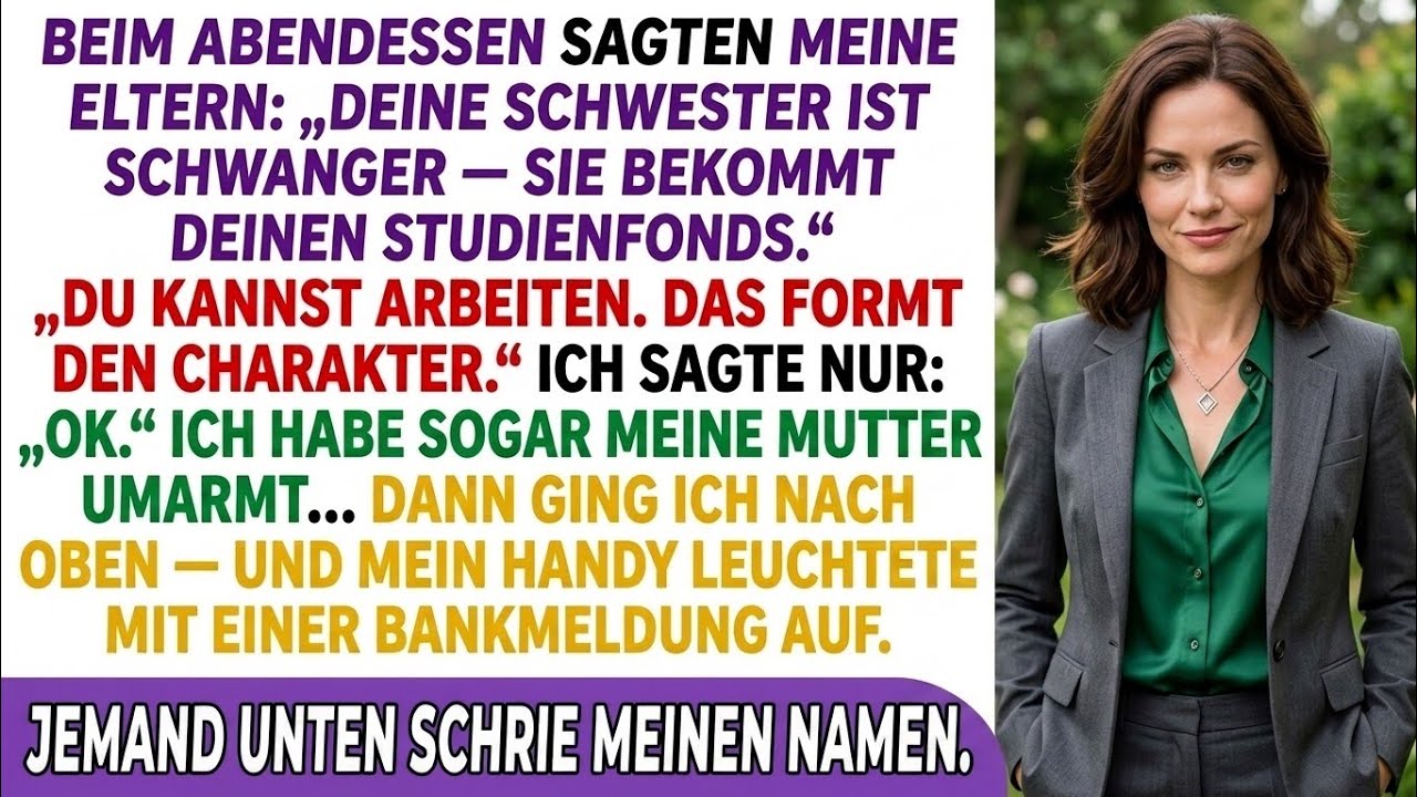 Ich hatte gerade mein Jurastudium begonnen, als meine Eltern mich zum Abendessen einluden. „Komm nach Hause, Kami. Wir müssen über etwas Wichtiges sprechen.“ Ich wusste, was kommen würde, denn...