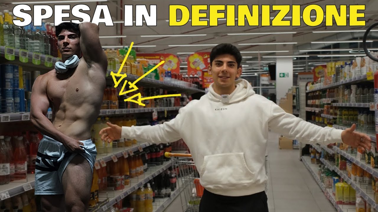 LA SPESA DI UN PALESTRATO IN DEFINIZIONE - tutto quello che mangio per perdere grasso.