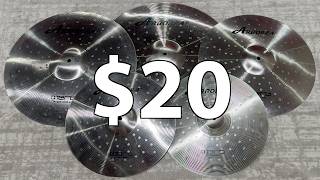 The World's Cheapest Cymbals.