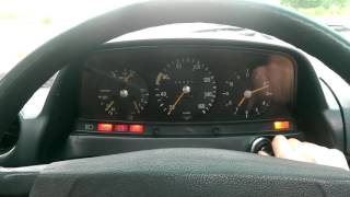 : Mercedes-Benz W123 2.4D 1978 0 - 100 km\h Speed test