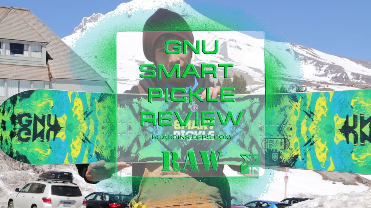 GNU Smart Pickle Snowboard Review RAW BoardInsiders.com - 2016 GNU