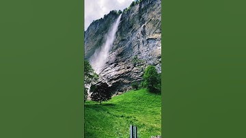 Is This the Most Beautiful Waterfall in Switzerland? 😍 #switzerland #swissalps #travel #nature