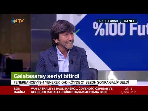 Rıdvan Dilmen: Galatasaray hak ettiği bir galibiyet aldı (%100 Futbol Fenerbahçe-Galatasaray)