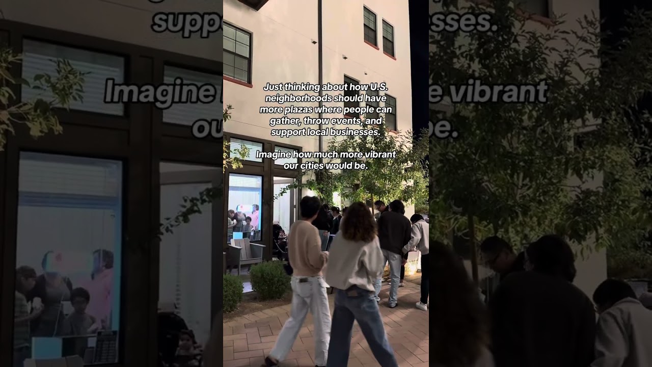 The U.S. needs more plazas.