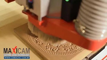 Router CNC - Maxi-M 1325 com troca automática de ferramenta - Gravação 3D em madeira l Cobra CNC