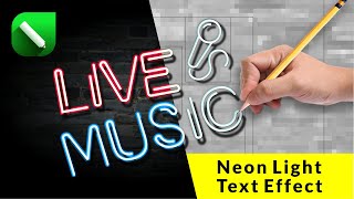 Master the Art of Neon Light Text Effects in CorelDRAW!