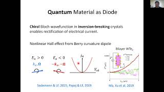 Supercurrent diode effect, by Liang Fu