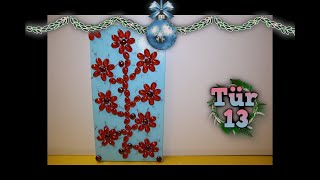 kreativer upcycling Adventskalender, Tür 13, aus gebrauchten Sachen schönes machen, Glasperlen