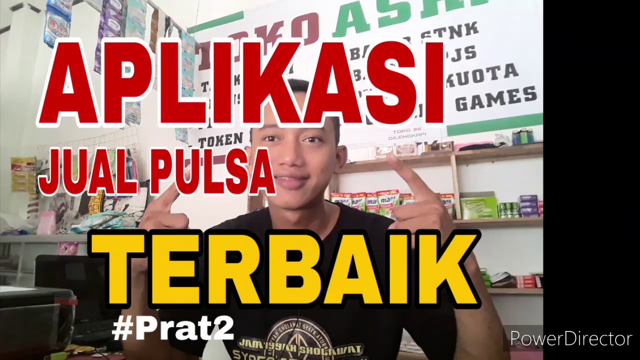 APLIKASI terbaik untuk penjual pulsa #prat2 - YouTube