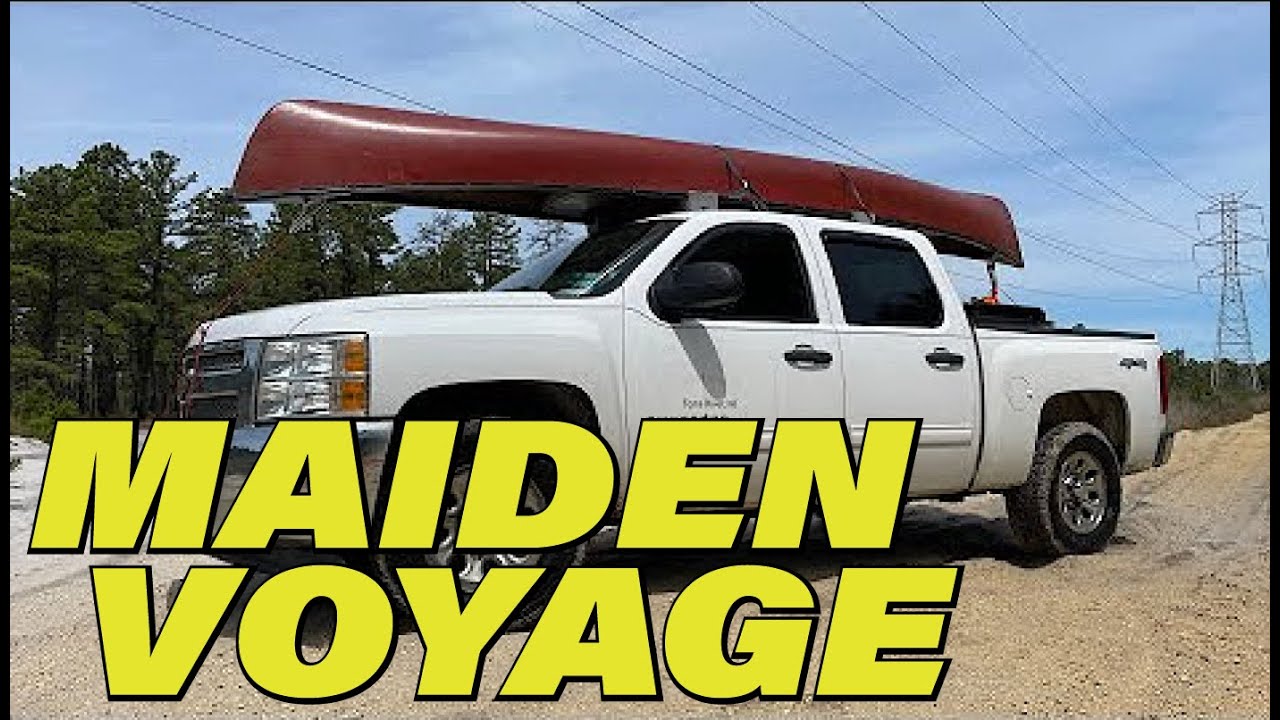 Solo Maiden Voyage: Repaired 1985 Old Town Discovery 174 Canoe in Berkeley NJ