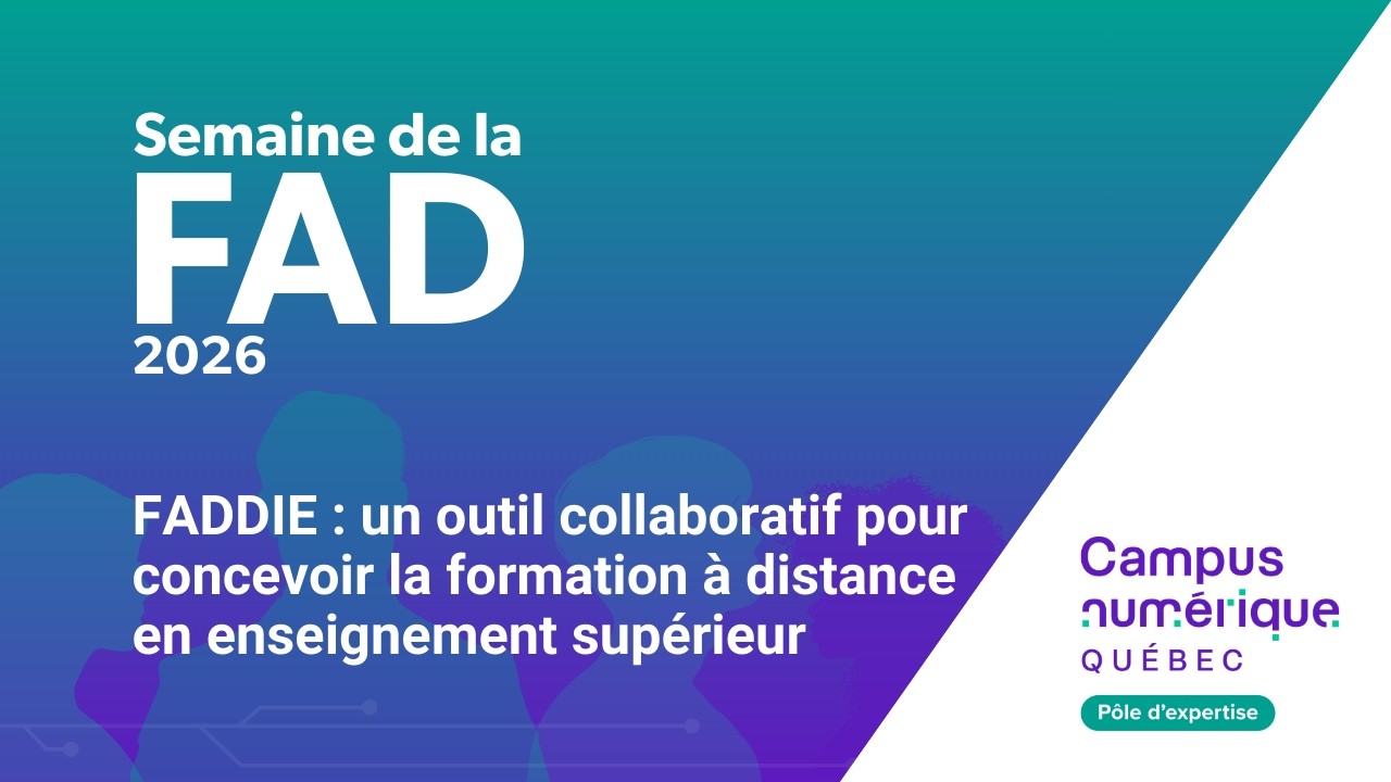 FADDIE : un outil collaboratif pour concevoir la formation à distance en enseignement supérieur