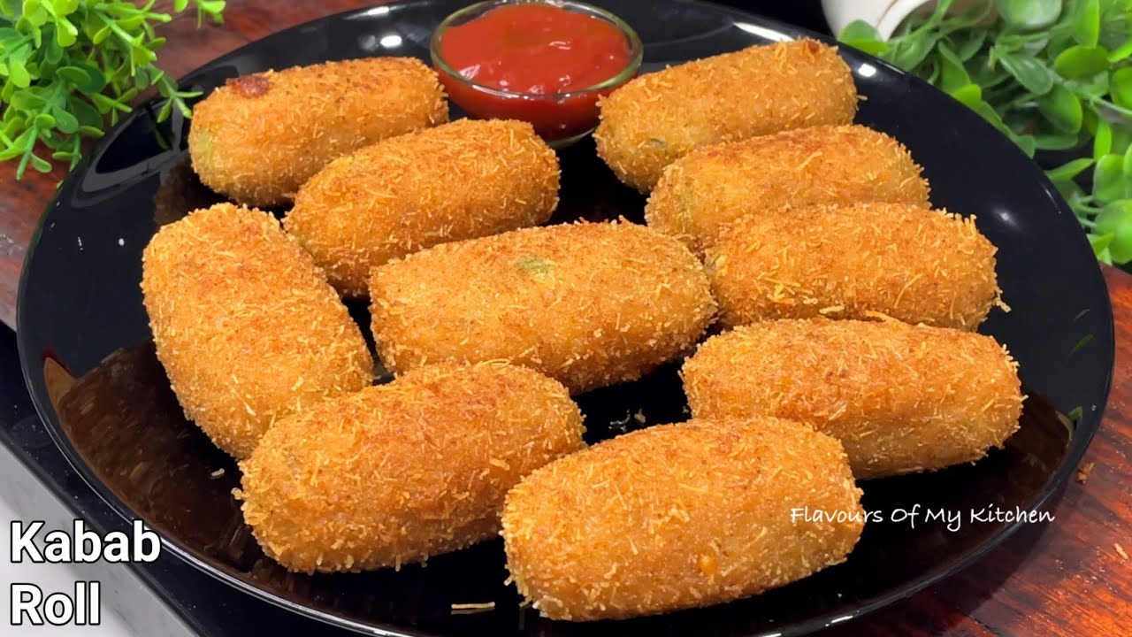 Chicken Cheese Kabab Roll Recipe Ramadan Iftar Special | इफ्तार में चटपटे कबाब रोल ज़रूर बनाएं