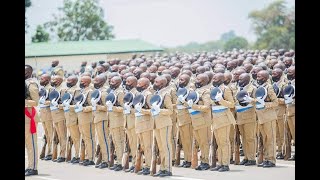 Today we officiating at the Pass-Out Parade at Zambia Police Training College in Lilayi.