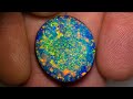 Uncut gem black opal. The best I have cut in years.