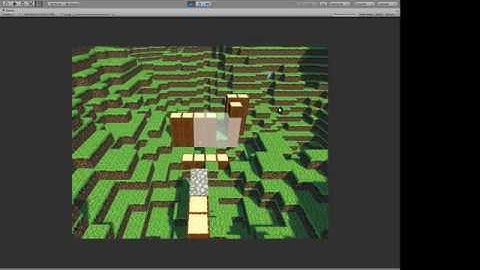 Unity C# Voxel Game dev update 01