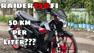 Raider 150 FI Gas consumption | 150 kilometer ride | Titan Black 2022