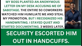 An Anonymous Letter Exposed My Boss… He Thought He Could Get Away With It — Until My Payback Began