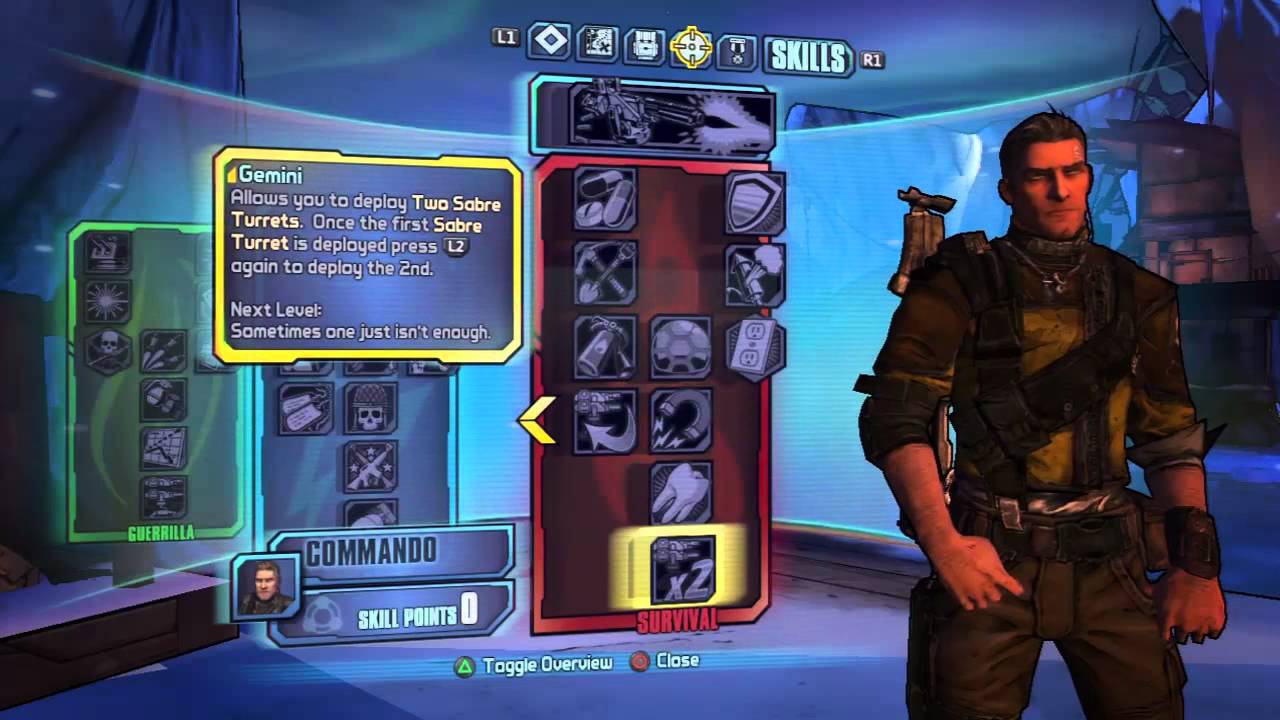 Borderlands 2 - Axton Skill Tree Examination