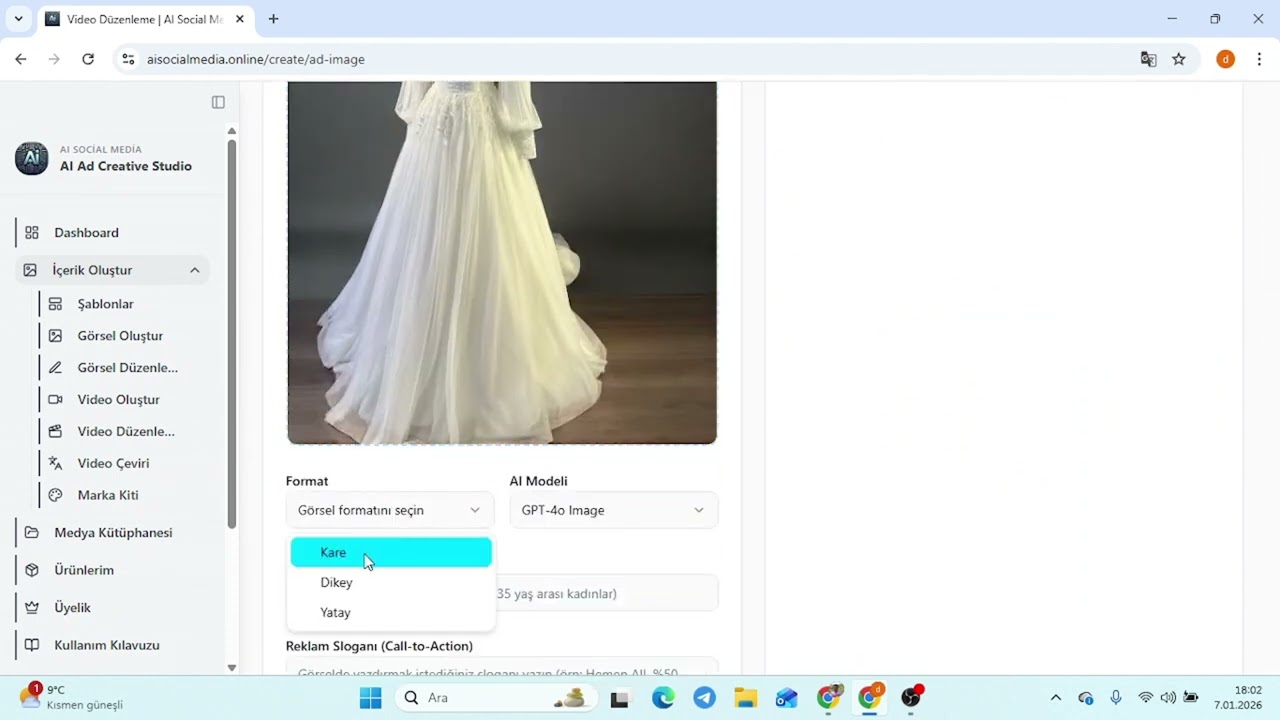 AISocialMedia — Yapay Zeka ile Reklam Görseli Nasıl Oluşturulur? (Ad Image Tutorial)