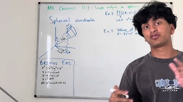 MV Calc 15.8: Triple Integrals in Spherical Coordinates