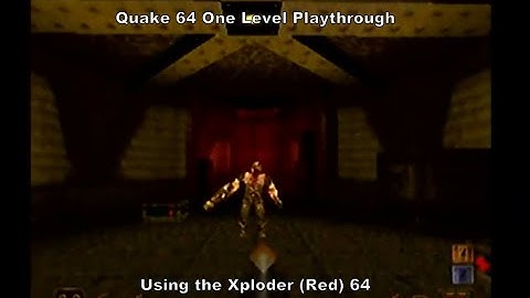 Quake 64 Playthrough using the Xplorer 64 (Red Label) for N64 :D #Nintendo #N64 #CheatCodes #Gaming