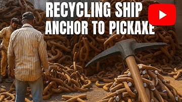 Turning Ship Anchor Chains Into a Heavy-Duty Pickaxe | Recycling Metal Craft