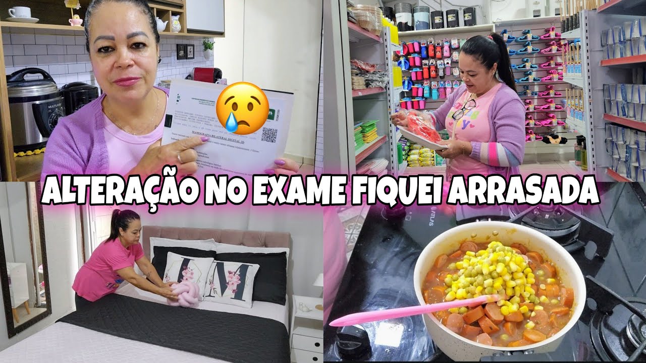 RECEBI um DIAGNÓSTICO DIFÍCIL 😢 Noite do Hot Dog ,Limpeza e Comprinhas na Loja do 12 !