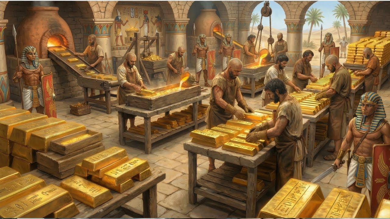 Inside Ancient Egypt’s Gold Factory: How Pharaohs Mined and Refined ...