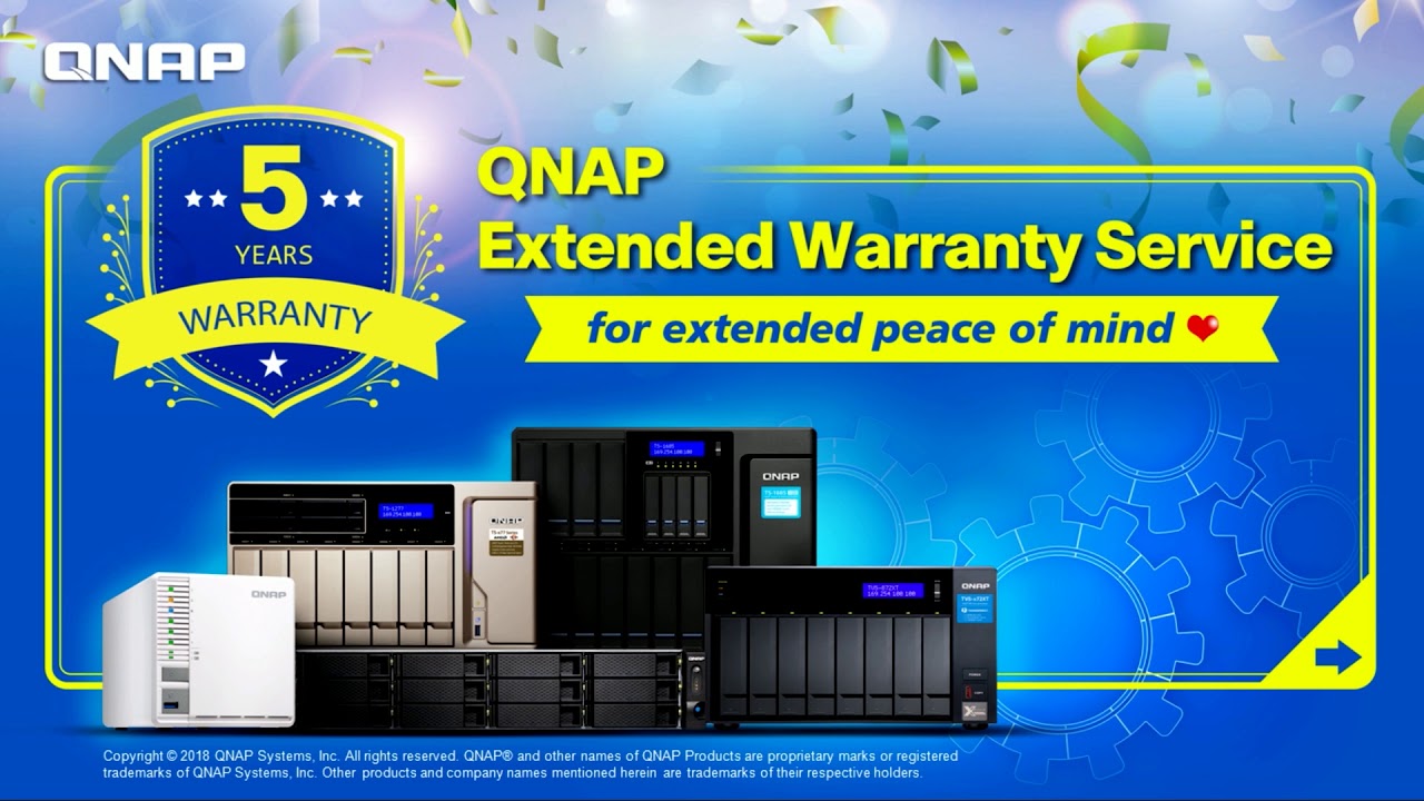 QNAP Extended Warranty Service for extended peace of mind ...