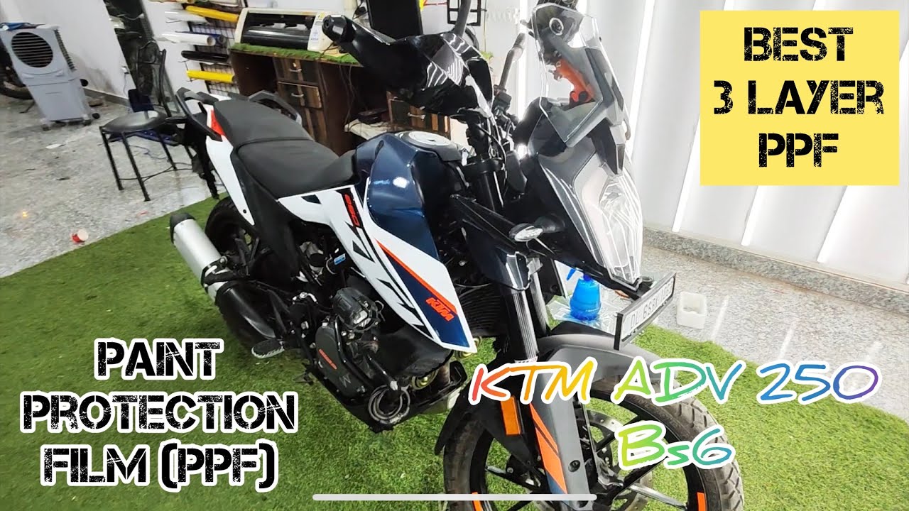 PPF ON KTM ADV 250 | BS6 | KTM ADVENTURE 2023 | BEST PPF ON KTM ADV ...