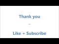 End of video