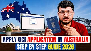 How to Apply for OCI Card from Australia 2026 | Full Step-by-Step Process (Portal   VFS)