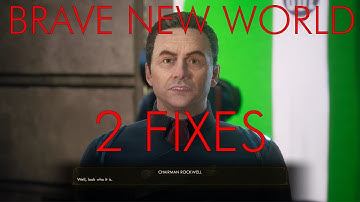 The Outer Worlds - "Brave New World" Crash - 2 Easy Fixes