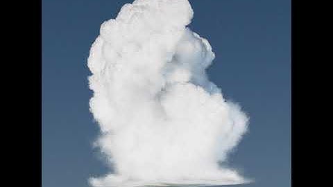 Photorealistic Vdb cumulus cloud type A 360