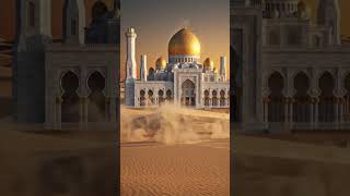 Beautiful mosque in the desert... #beautiful#mosque#desert