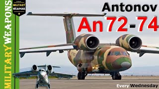 An 72-74 Coaler Soviet Ukrainian Transport Aircraft